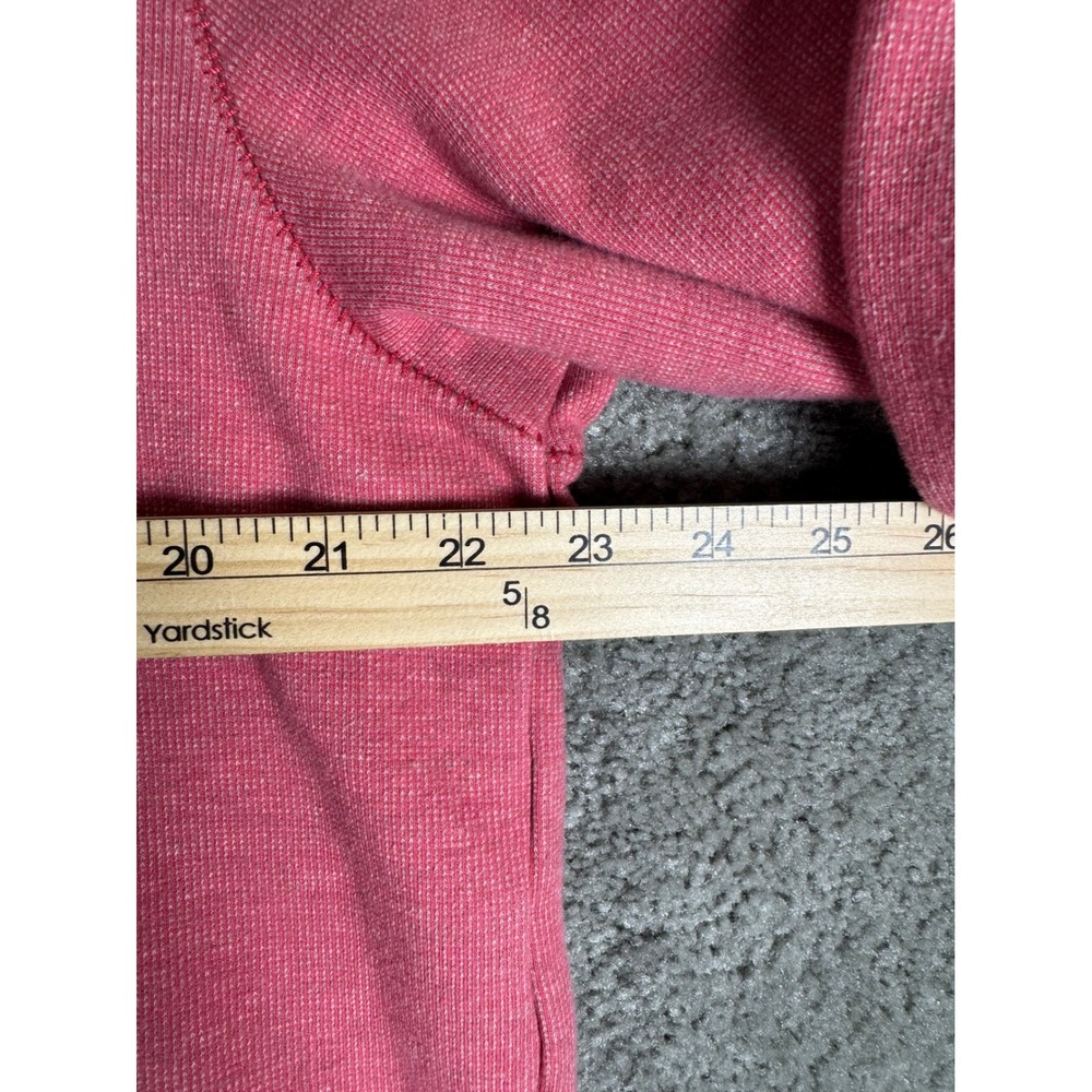 Tommy Bahama Mens Coral Pink Heather Quarter Zip Pullover Sweatshirt Large - Picture 4 of 8